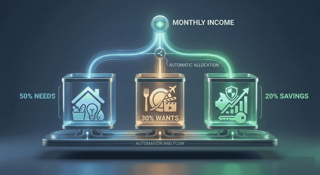 Understanding the 50/30/20 Budgeting Rule: An algorithmic approach to personal finance and wealth automation
