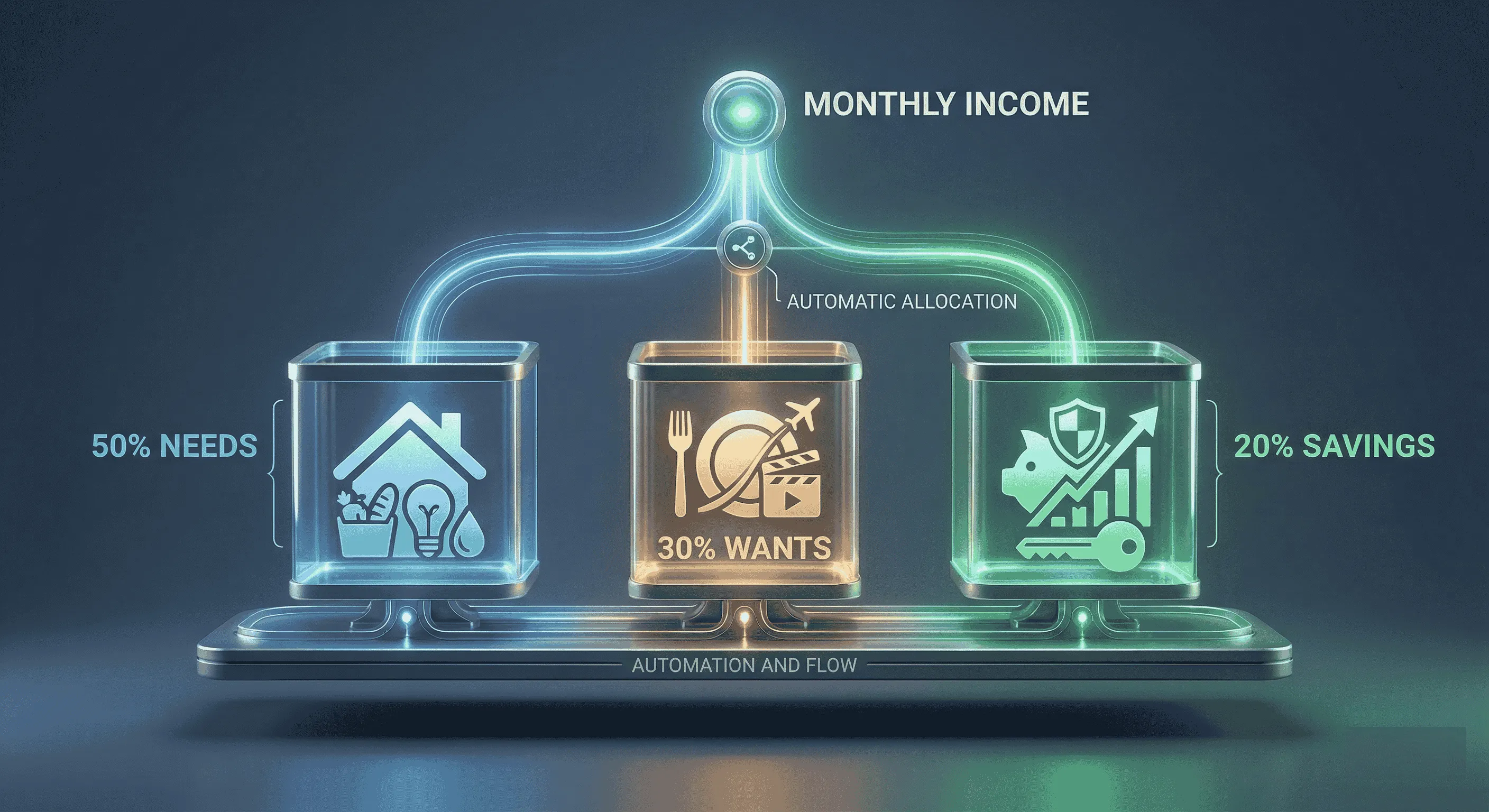 Understanding the 50/30/20 Budgeting Rule: An algorithmic approach to personal finance and wealth automation